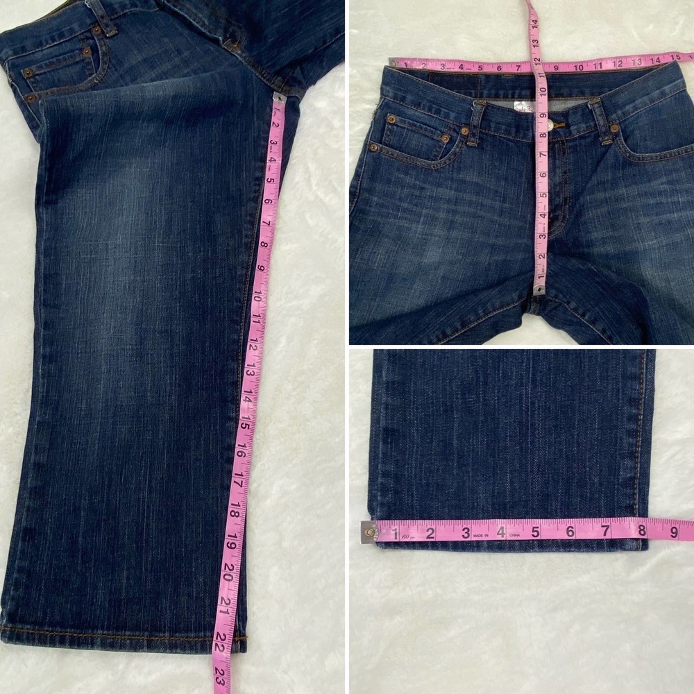 Lucky Brand Classic Fit Straight Crop Jeans - Picture 4 of 9